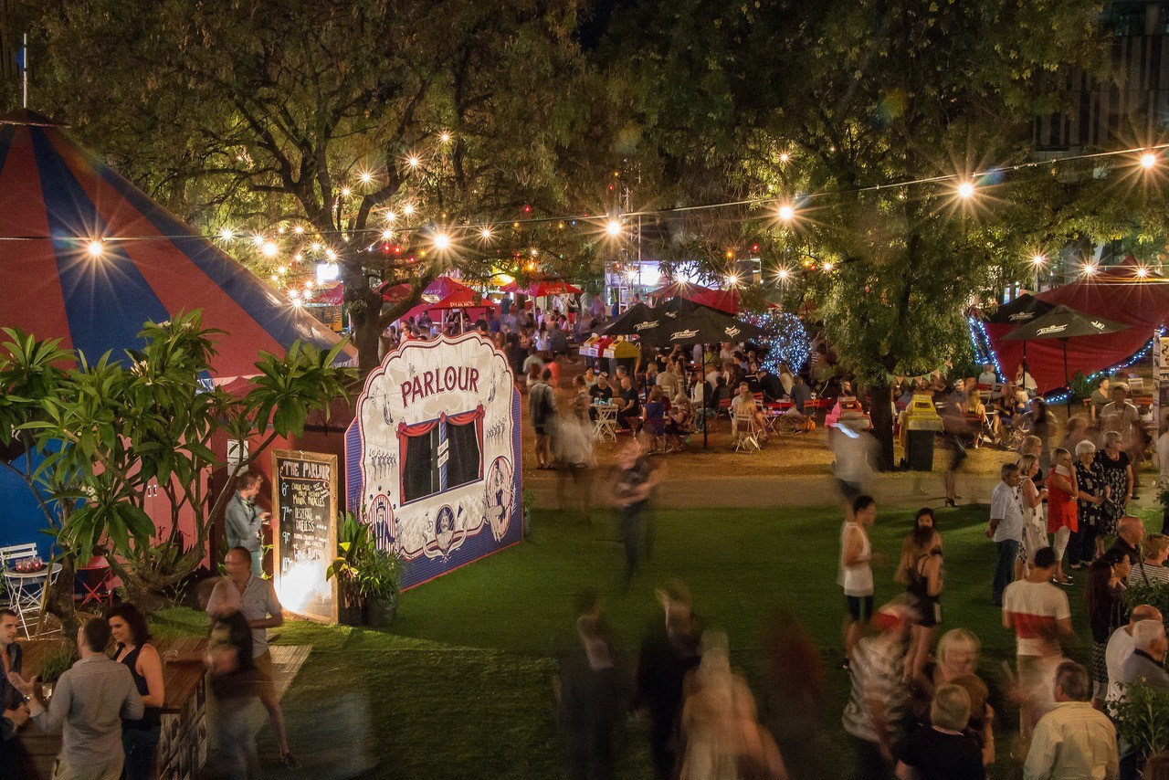 parlour tent at adelaide fringe festival